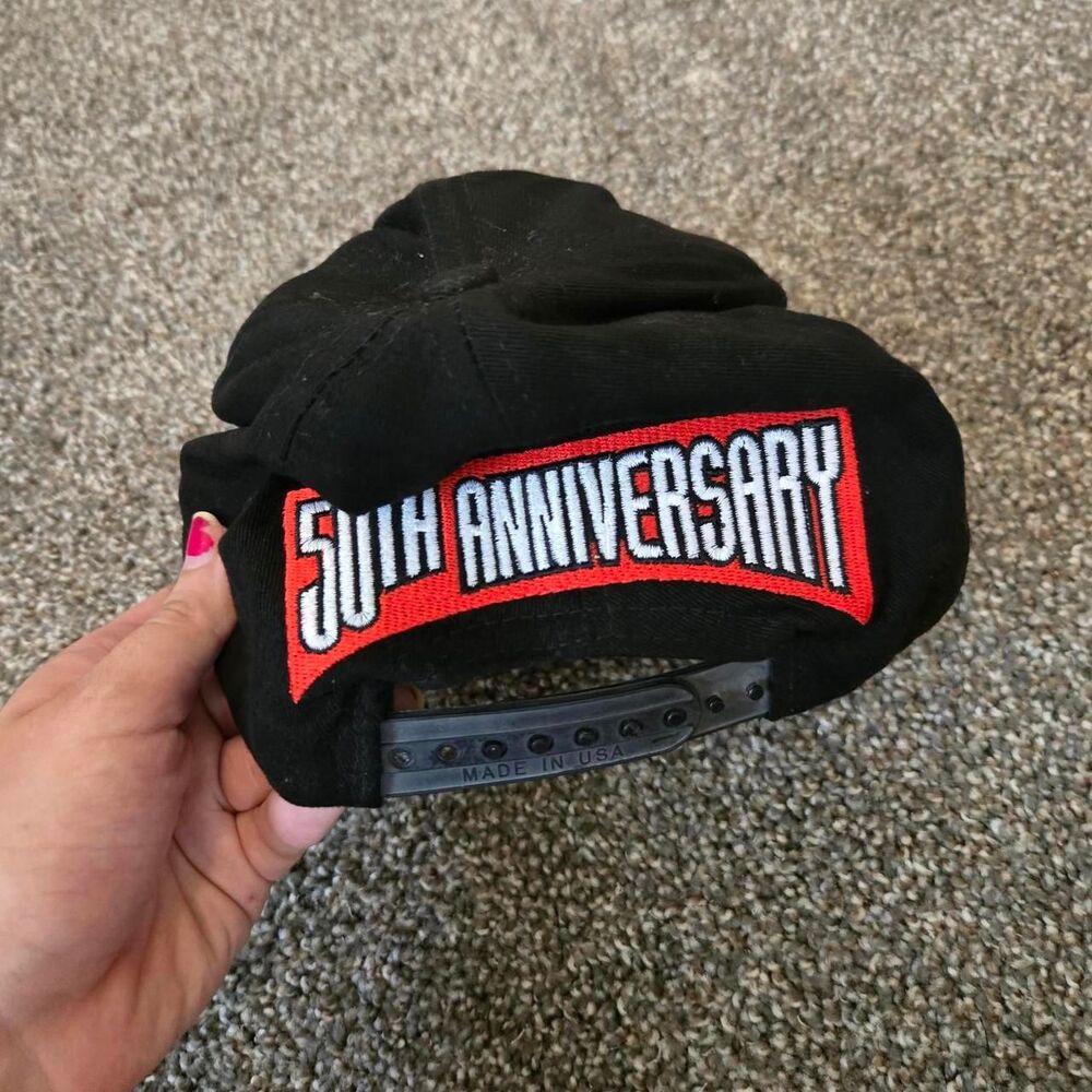 Unisex Vintage 9ps Nascar 50th Anniversary Dale EarnHardt Baseball Cap Hat - Picture 4 of 5